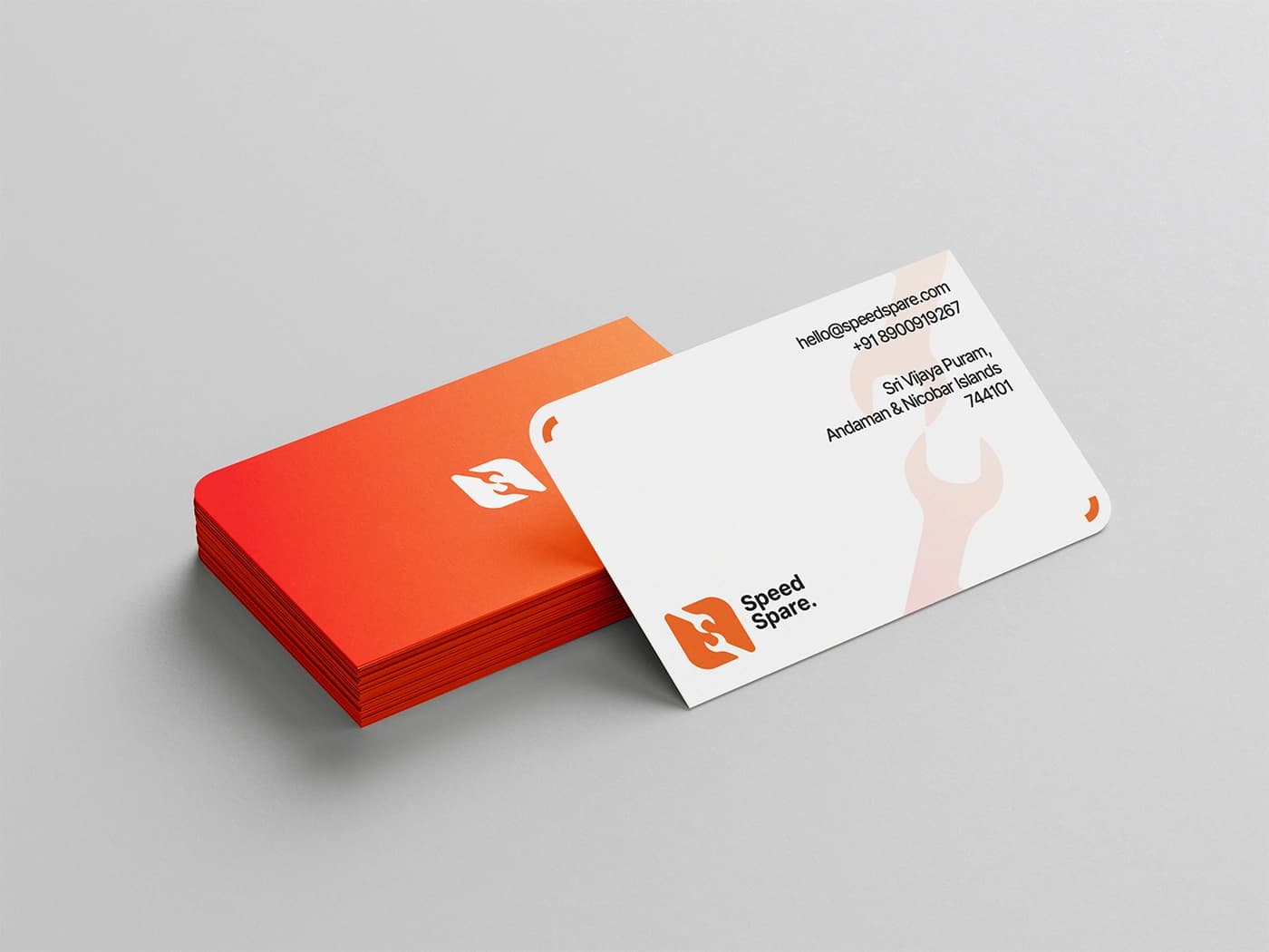 Speed Spare business cards