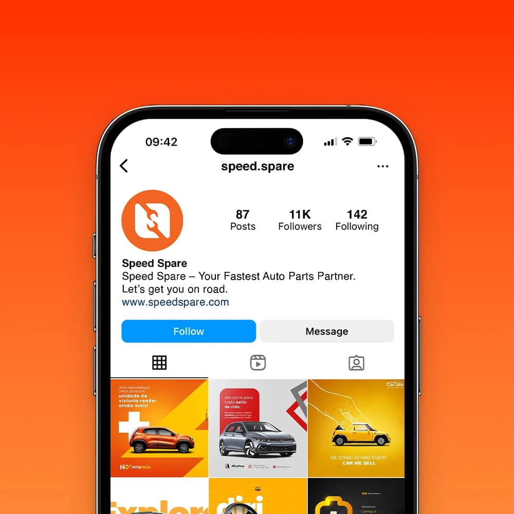 Speed Spare Instagram profile