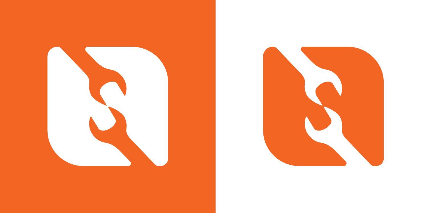 Speed Spare logo variants, colour and mono