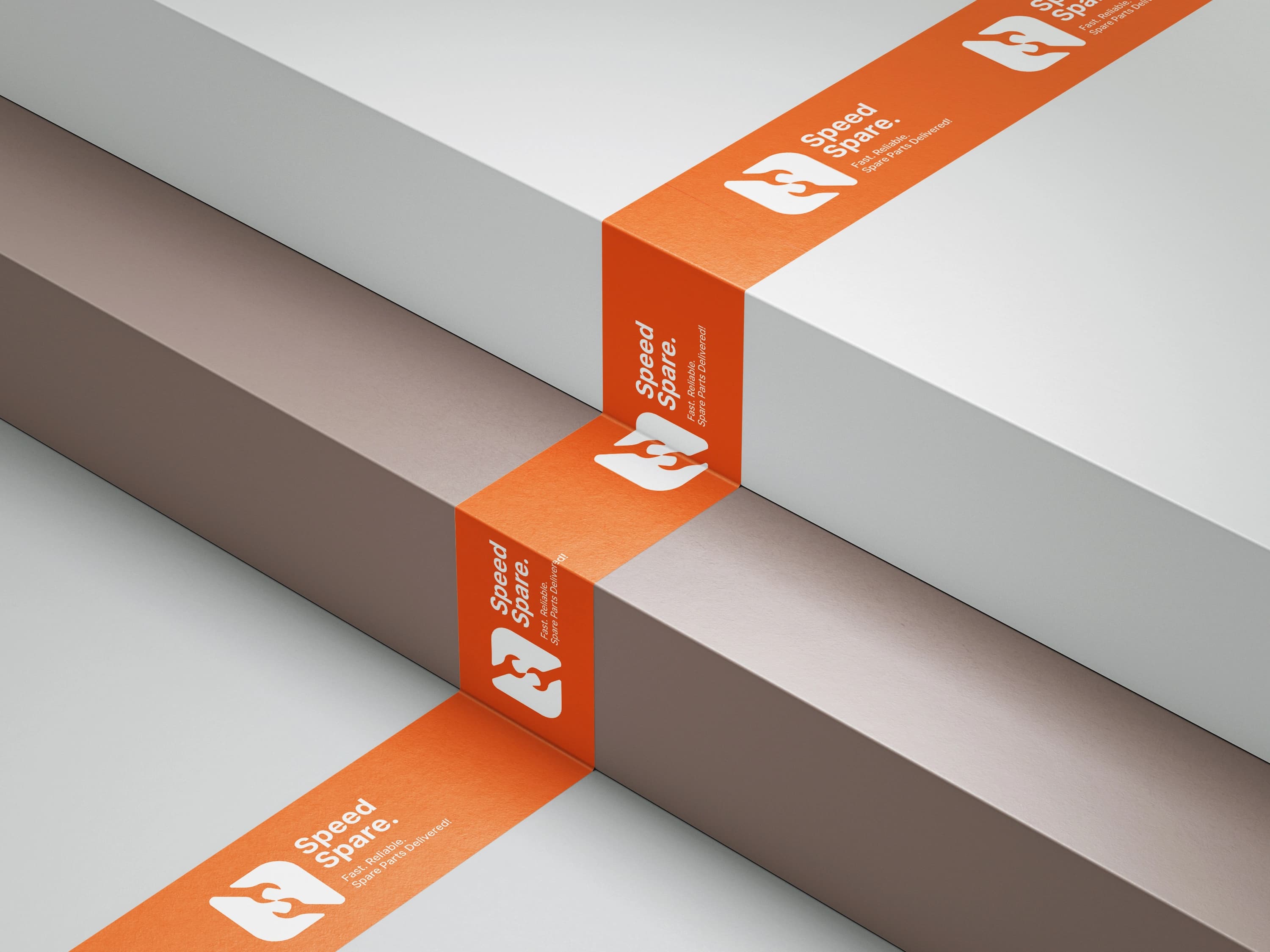 Speed Spare branded packing tape